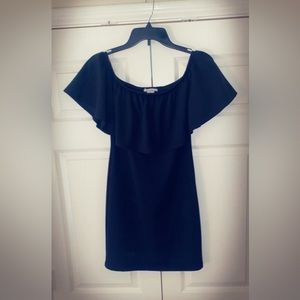 Never-Worn, Off the Shoulder Classically Sexy Black Dress